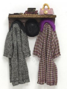 (image for) Miniature Coats on Rack by Bette Jo Chudy