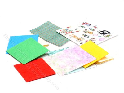 (image for) Miniature Craft Paper Set for Dollhouses