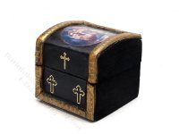 Miniature Religious Relics Chest for Dollhouses (image for) Miniature Religious Relics Chest for Dollhouses
