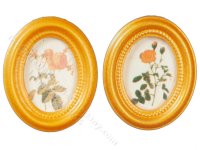 (image for) Miniature Pair of Flower Pictures for Dollhouses