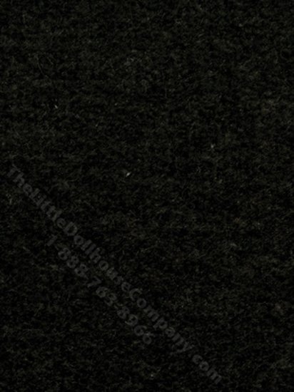 (image for) Dollhouse Scale Model Black Carpeting