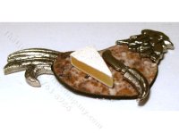 (image for) Miniature Rooster Cheese Plate for Dollhouses