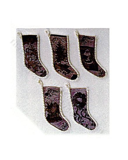 (image for) Miniature Christmas Sock Sewing Kit by Lori Ann Potts