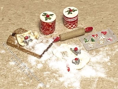 (image for) 1:48 Scale Miniature Jolly Cookie Making Kit