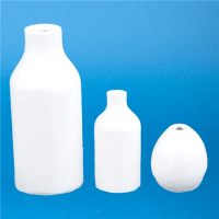 (image for) Three White "Simple Shapes" Vases