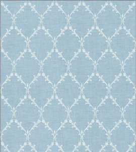 (image for) Emma Lattice Blue Wallpaper