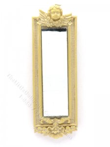 (image for) Miniature Gilt Dollhouse Mirror