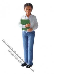 (image for) 1/12 Scale Jada Resin Doll for Dollhouses
