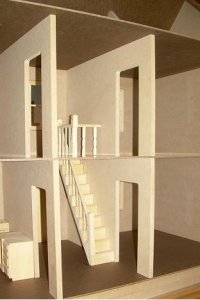 (image for) The Littledollhouse Company Oakwood Dollhouse Kit