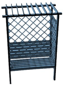 (image for) Miniature Garden Arbour Kit for Dollhouses