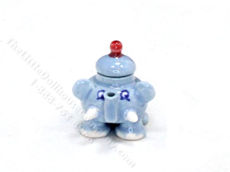 (image for) Miniature Elephant Shaped Tea Pot for Dollhouses