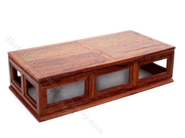 (image for) Miniature Ming Platform Bed for Dollhouses