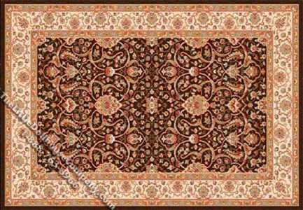(image for) Dollhouse Scale Model Rectangular Traditional Rug