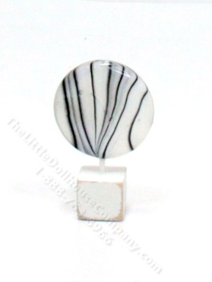 (image for) Miniature Striped Stone Art Piece by PRD Miniatures