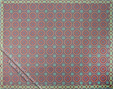 (image for) Dollhouse Scale Model Rectangular Rug
