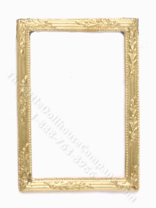 (image for) Miniature Ornate Rectangular Gold Frame