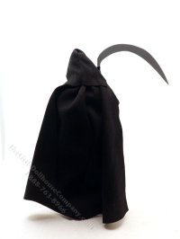 (image for) Miniature Handcrafted Vintage Grim Reaper Doll by Detta's Darling Dolls