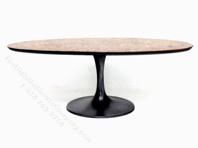 (image for) Miniature Oval Tulip Table by PRD Miniatures