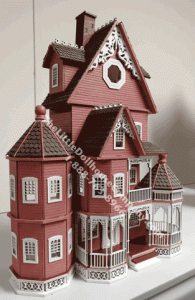 (image for) Quarter Scale Ashley B milled siding Gothic Dollhouse Kit