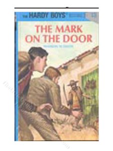 (image for) Miniature 'The Mark on the Door' Hardy Boys Novel for Dollhouses
