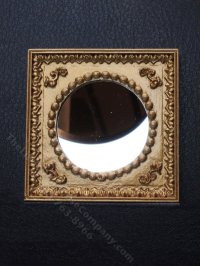 (image for) Miniature Gold Wall Mirror for Dollhouses