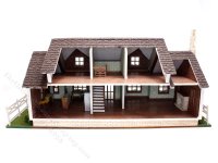 (image for) 1:48 Scale Ranch Assembled Dollhouse