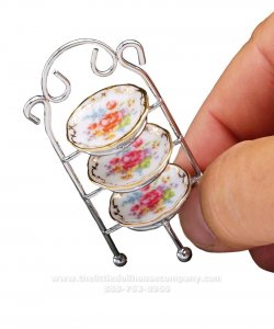 (image for) Minature 3 Tier Cake Stand with Plates
