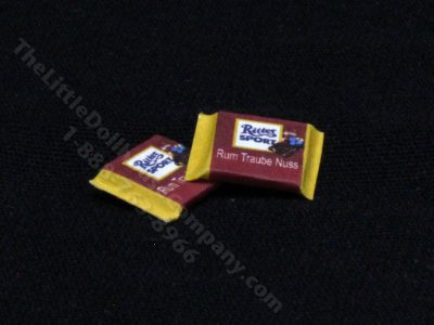 (image for) Miniature Ritter Sport Chocolate for Dollhouses