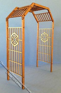 (image for) Miniature Patio Archway Kit for Dollhouses