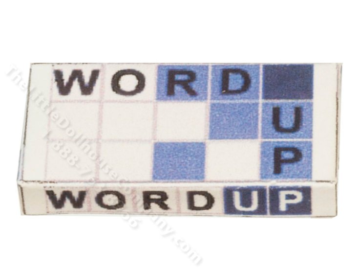 (image for) Miniature Word Up Box for Dollhouses