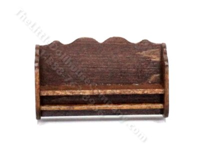 (image for) Miniature Coat Rack Shelf for Dollhouses