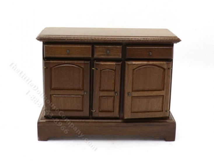 (image for) Miniature Walnut Buffet Table