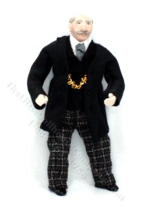 (image for) Porcelain English Gentleman Doll by Pat Melvin