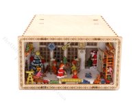 (image for) 1/144" Handmade Santa's Workshop Light Box by Volker Arnold