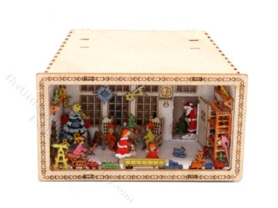 (image for) 1/144" Handmade Santa's Workshop Light Box by Volker Arnold