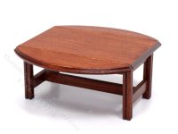 (image for) Handmade Miniature Drop Leaf Coffee Table for Dollhouses