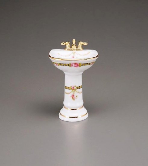 (image for) Miniature Victoria Pattern Bathroom Sink