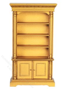(image for) Miniature William IV Gold Open Bookcase