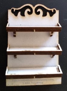 (image for) 1/4" Scale Store Shelving Sloped Kit