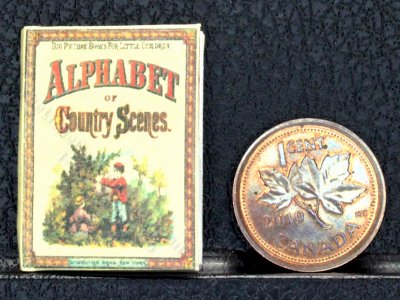 (image for) Miniature Book: 'Alphabet of Country Scenes'