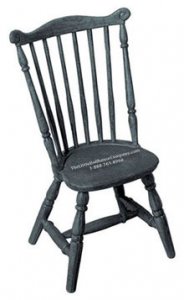 (image for) Miniature Black Duxbury Chair Mini kit