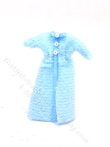 (image for) Miniature Blue Baby Dress for Dollhouses