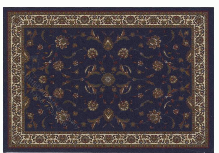 (image for) Miniature Small Scale Aubusson Floral Rug