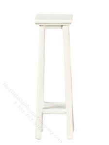 (image for) Miniature Large Plant Stand for Dollhouses, White
