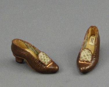 (image for) Miniature Brown Kitten Heels by Judith Blondell
