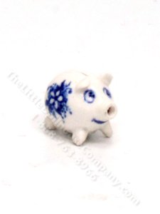 (image for) Miniature Stoneware Piggy Bank by J Clark