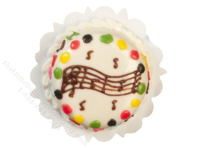 (image for) Miniature Music Cake for Dollhouses