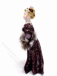 (image for) Elegant Woman in Evening Dress Doll by Carie Lourenco