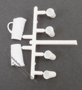 (image for) Miniature White Crystal Pitcher with 4 Tumblers Kit