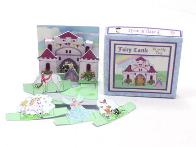 (image for) Miniature Pop-Up Toy Fairy Castle in a Box